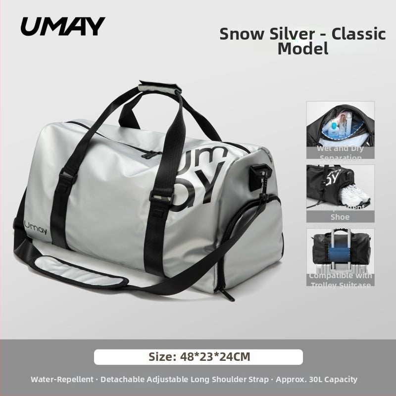 Чанта за плуване със сухо/мокро разделение, унисекс спортно-туристическа чанта с кръст презрамка, Материал: Silk Flower, Узор: 69850, Сценарий: Пътуване за удоволствие