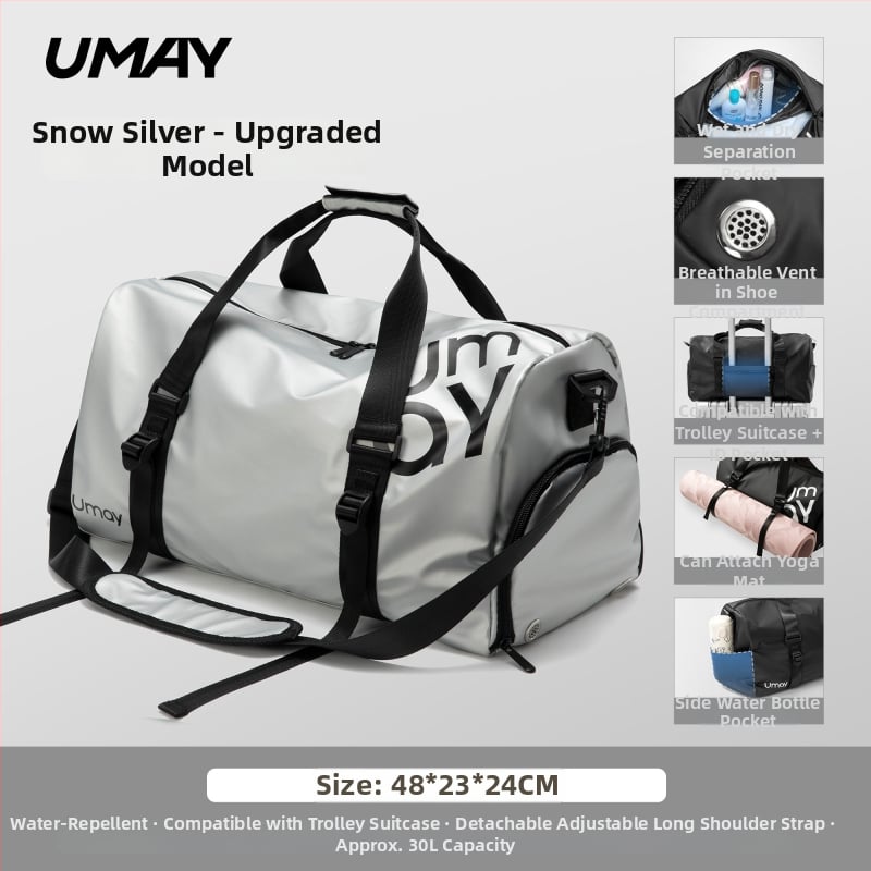 Чанта за плуване със сухо/мокро разделение, унисекс спортно-туристическа чанта с кръст презрамка, Материал: Silk Flower, Узор: 69850, Сценарий: Пътуване за удоволствие