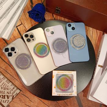 Automobiļa magnētiskais telefona turētājs ar vakuuma stiprinājumu, MagSafe saderīgs, plastmasas konstrukcija, saderīgs ar Apple un Android ierīcēm