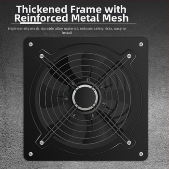 Sk-gpy Ablakra szerelt kivezető ventilátor, függő kivitel – Energiahatékonyság szint 3, 220V, 50Hz, Fém burkolat