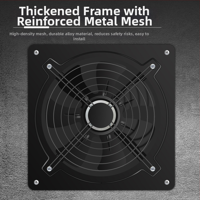 Sk-gpy Ablakra szerelt kivezető ventilátor, függő kivitel – Energiahatékonyság szint 3, 220V, 50Hz, Fém burkolat