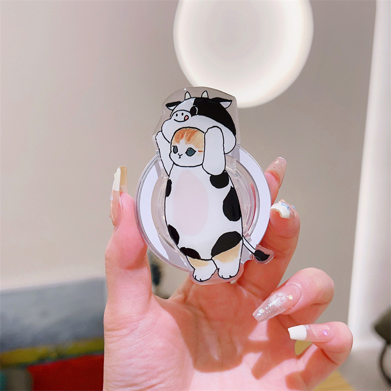 Suport auto pentru telefonul mobil, din acrilic, stil desen animat (Brand: Xuan ying digital)