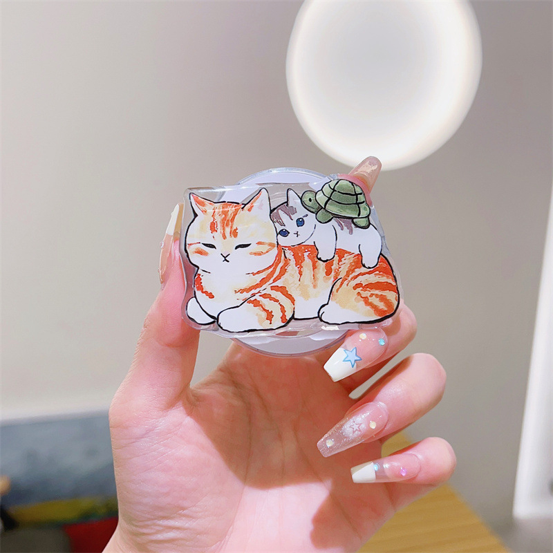 Suport auto pentru telefonul mobil, din acrilic, stil desen animat (Brand: Xuan ying digital)