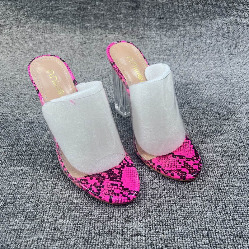 Ženske sandale s visokim petama, thong stil, PU gornji dio, gumeni potplat, okrugli vrh, bez podstave, uzorak herringbone, jesen 2024