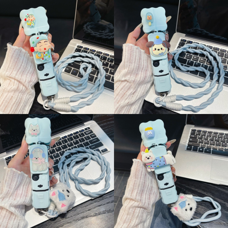 Vlnený silikónový obal pre DJI Pocket3 – ochranný kryt pre stabilizátor gimbalu a telo kamery