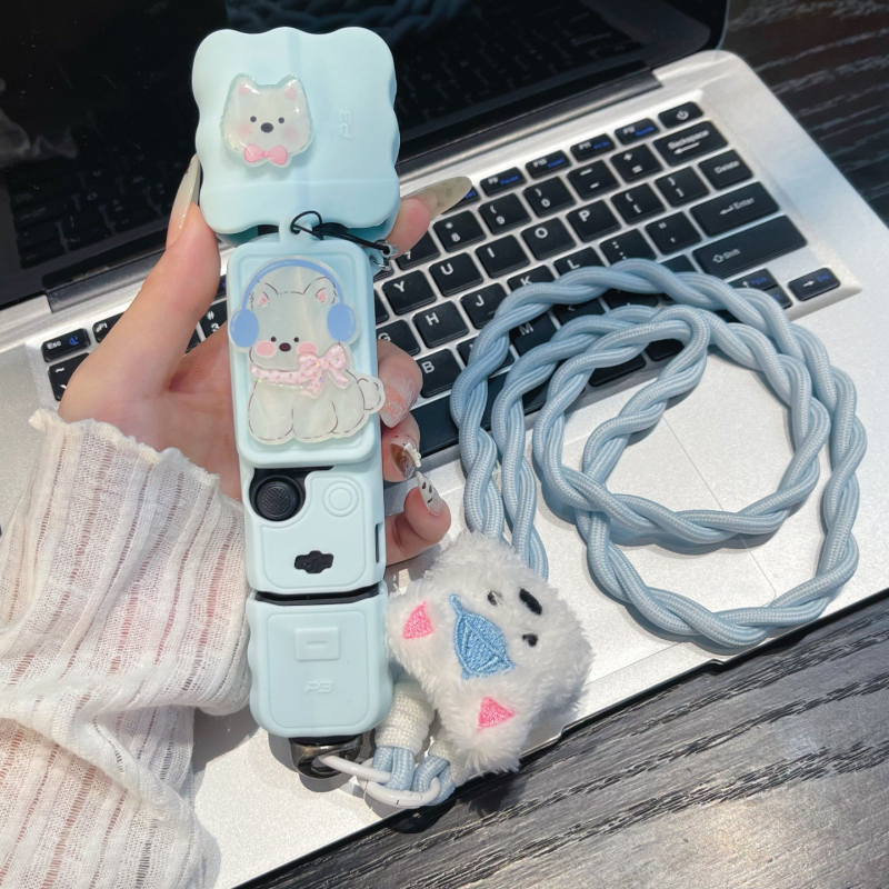 Vlnený silikónový obal pre DJI Pocket3 – ochranný kryt pre stabilizátor gimbalu a telo kamery