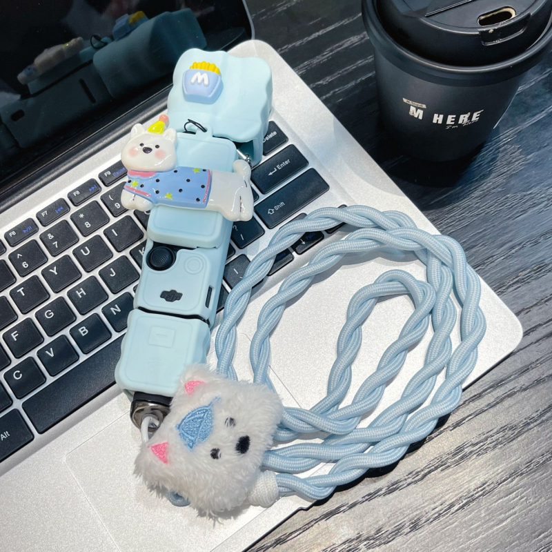 Vlnený silikónový obal pre DJI Pocket3 – ochranný kryt pre stabilizátor gimbalu a telo kamery