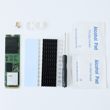 M.2 SSD hűtő 2280, alumínium, merevlemezekhez, notebook és asztali számítógépekhez