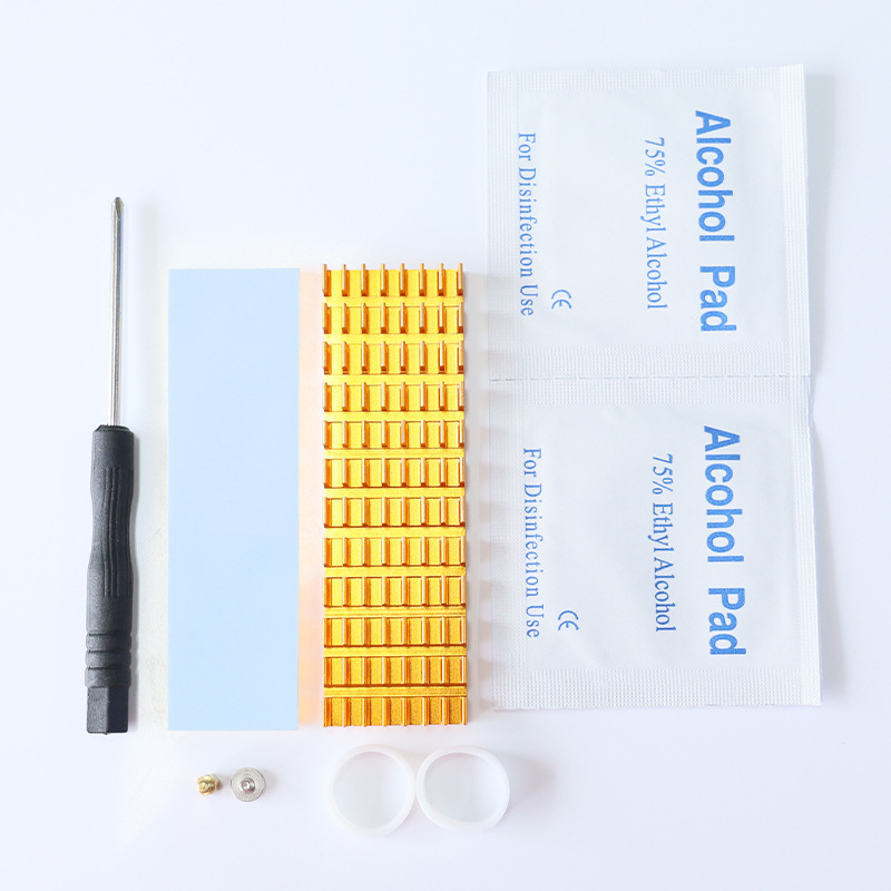 M.2 SSD hűtő 2280, alumínium, merevlemezekhez, notebook és asztali számítógépekhez