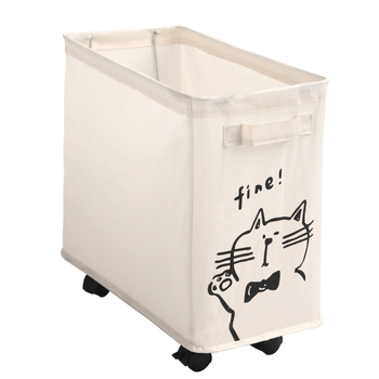 Kolesový úložný kôš pod stolom, materiál 600D Oxford, model zixun, štýl kreslený roztomilý