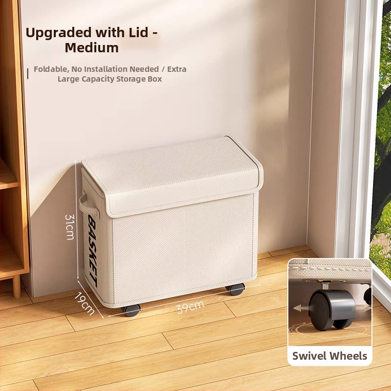 Kolesový úložný kôš pod stolom, materiál 600D Oxford, model zixun, štýl kreslený roztomilý