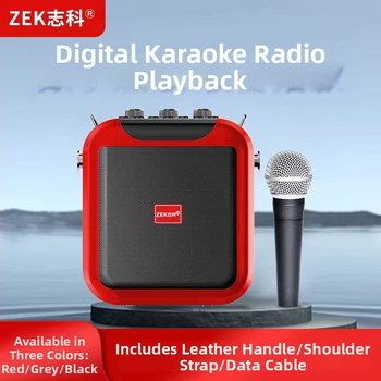 Zhike K92 Prenosný Bluetooth karaoke reproduktor, 15 W, Bluetooth 5.0, vstavaná batéria 4000–6000 mAh, frekvenčný rozsah 100 Hz–20 kHz, SNR ≥70 dB