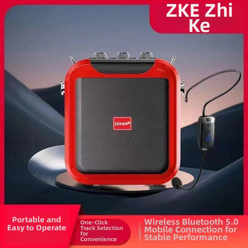 Zhike K92 Prenosný Bluetooth karaoke reproduktor, 15 W, Bluetooth 5.0, vstavaná batéria 4000–6000 mAh, frekvenčný rozsah 100 Hz–20 kHz, SNR ≥70 dB