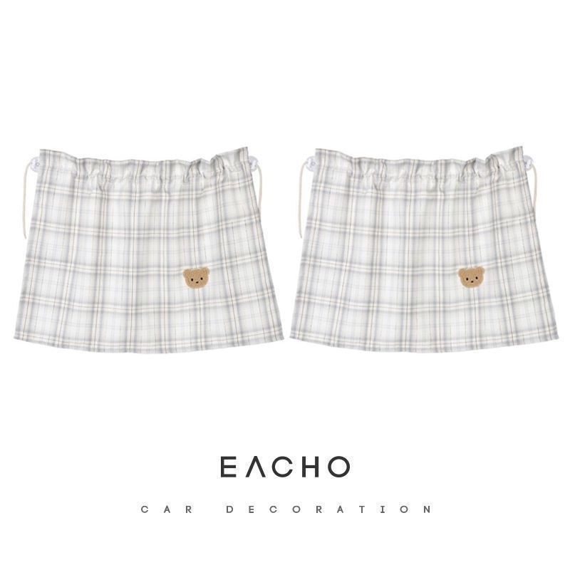 Автомобилен сенник за задното стъкло за деца, универсален, полиестер, прозрачен, висящ с вакуумни чашки