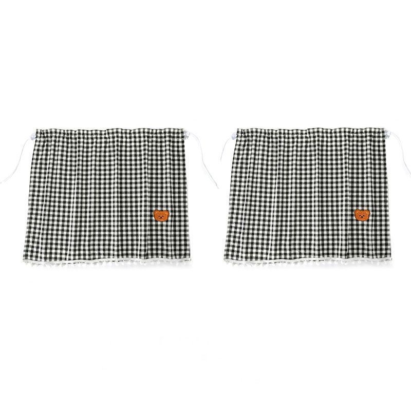 Автомобилен сенник за задното стъкло за деца, универсален, полиестер, прозрачен, висящ с вакуумни чашки