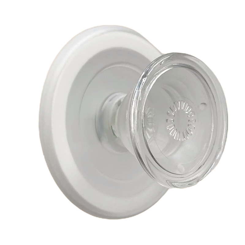 Snap-on MagSafe magnētiskais telefona turētājs, apaļš matēts disks, caurspīdīgs PC, noņemams, universāls