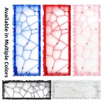 Jiadalong prozirno kućište tipkovnice, komplet s ekološkim PCB unutarnjim slojem za mehaničke tipkovnice