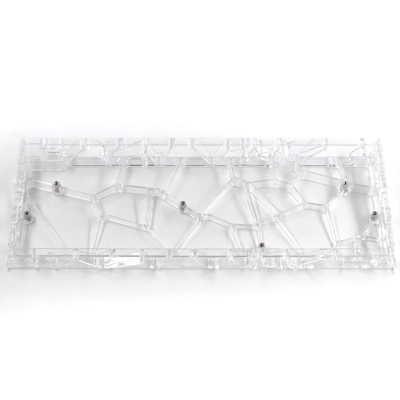 Jiadalong prozirno kućište tipkovnice, komplet s ekološkim PCB unutarnjim slojem za mehaničke tipkovnice