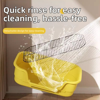 Τουαλέτα σκύλου με μεταλλικό πλέγμα και δίσκο PP, εύκολος καθαρισμός, ανθεκτικό υλικό: σίδηρος + PP