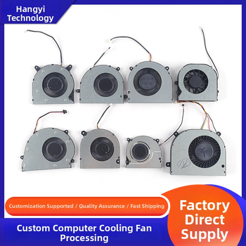 Hangyi Hy-19 klēpjdatora dzesēšanas ventilators, vara un alumīnija korpuss, ārkārtīgi kluss, gaisa dzesēšana, 6 gadu kalpošanas laiks