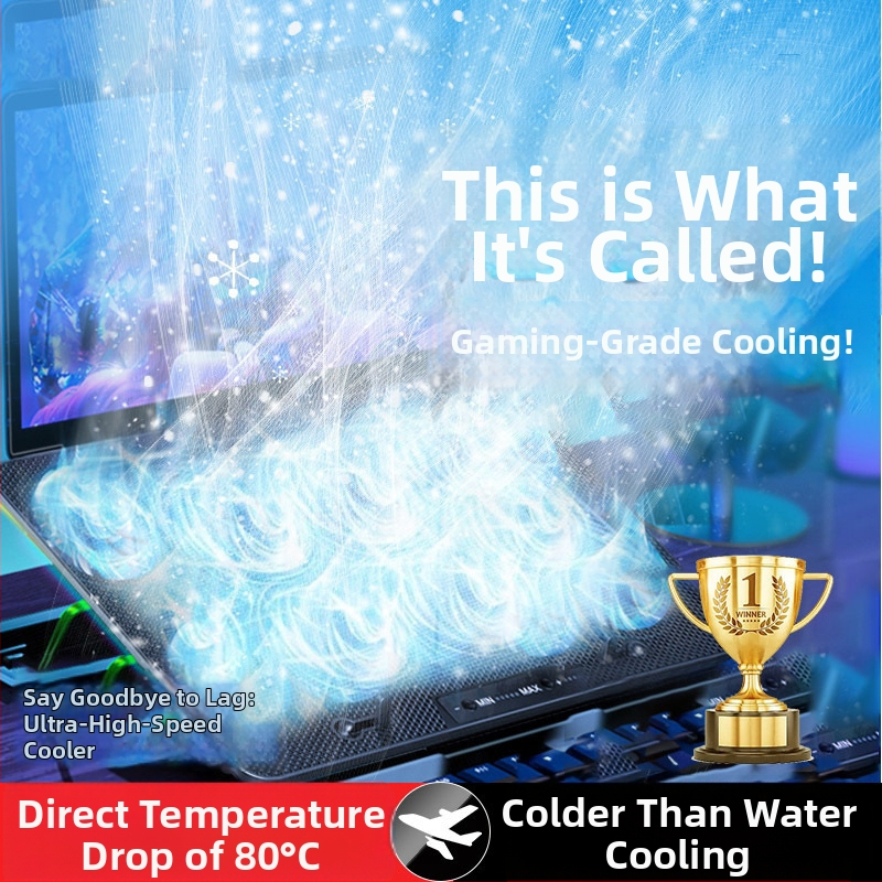 Nešiojamojo kompiuterio aušintuvas su įmontuotu ventiliatoriumi – oro aušinimas, skirtas nešiojamiesiems įrenginiams, PlayBook ir kitiems įrenginiams