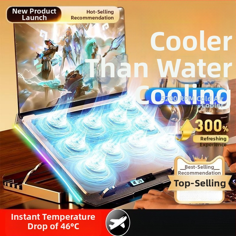 Nešiojamojo kompiuterio aušintuvas su įmontuotu ventiliatoriumi – oro aušinimas, skirtas nešiojamiesiems įrenginiams, PlayBook ir kitiems įrenginiams