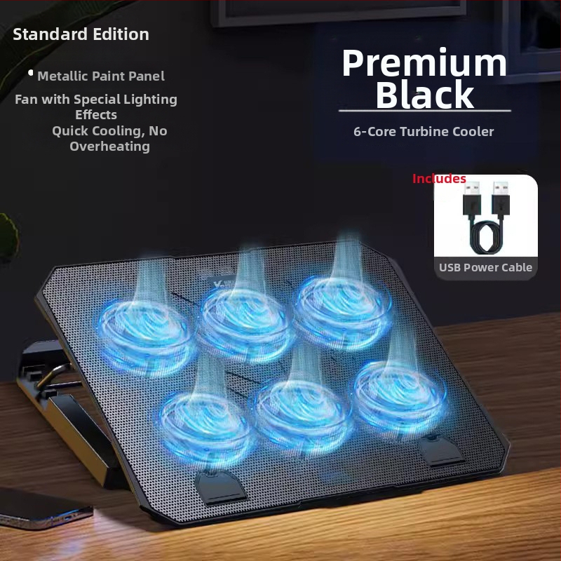 Nešiojamojo kompiuterio aušintuvas su įmontuotu ventiliatoriumi – oro aušinimas, skirtas nešiojamiesiems įrenginiams, PlayBook ir kitiems įrenginiams