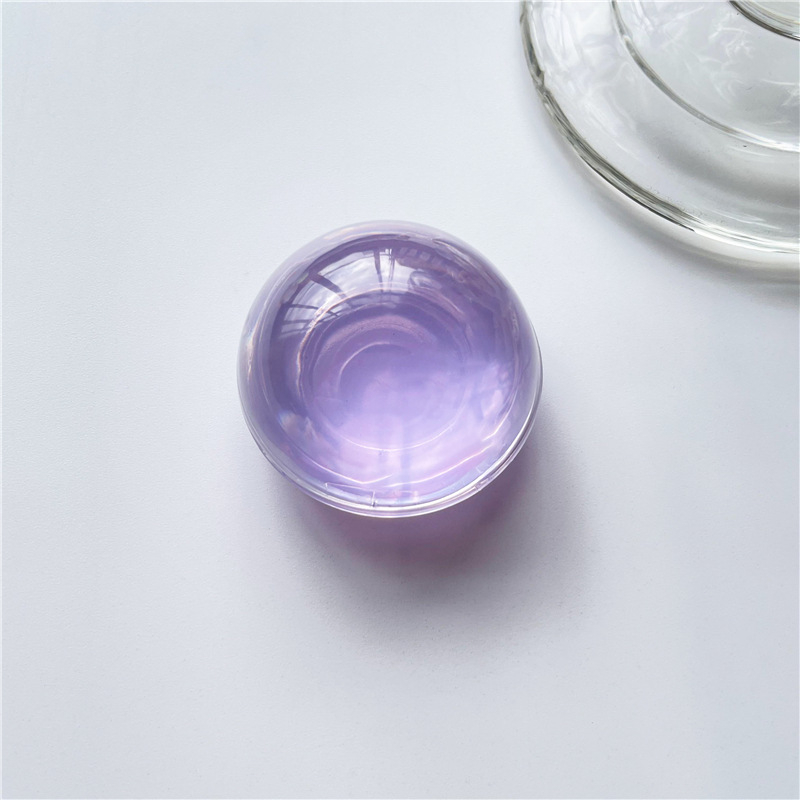 Snap-on telefona statīvs uz galdu, polosfēriska forma, PC materiāls, modelis 01, pielāgošanas atbalsts