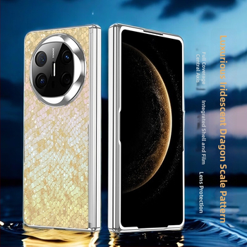 Kryt na Huawei MateX6 s elektroplátovanými pántmi, plná ochrana, proti pádu