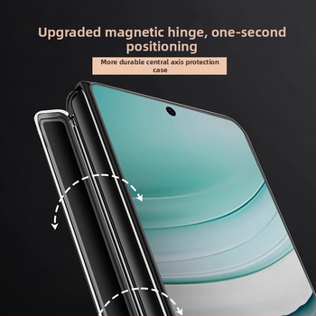 Kryt na Huawei MateX6 s elektroplátovanými pántmi, plná ochrana, proti pádu