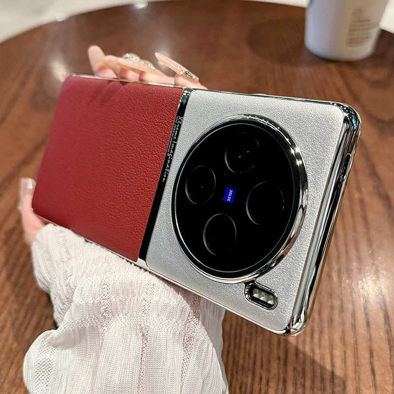 Husă pentru telefon Yoko din piele artificială, finisaj prin presare la cald, protecție completă a obiectivului, anti-cădere, suport pentru personalizare