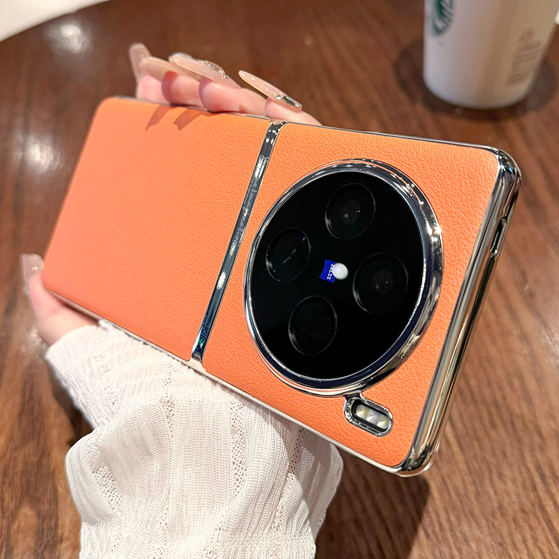 Husă pentru telefon Yoko din piele artificială, finisaj prin presare la cald, protecție completă a obiectivului, anti-cădere, suport pentru personalizare