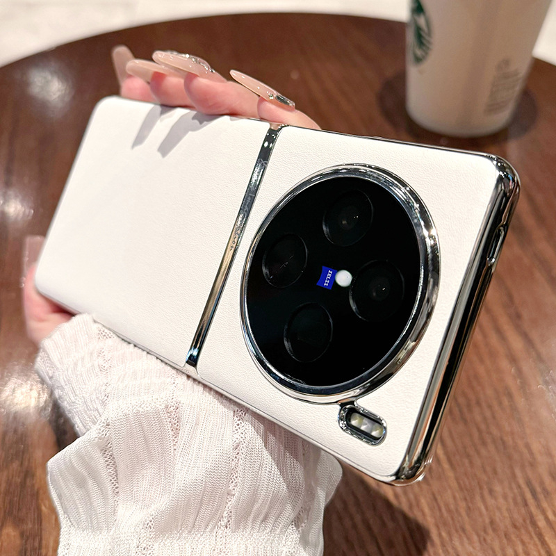 Husă pentru telefon Yoko din piele artificială, finisaj prin presare la cald, protecție completă a obiectivului, anti-cădere, suport pentru personalizare