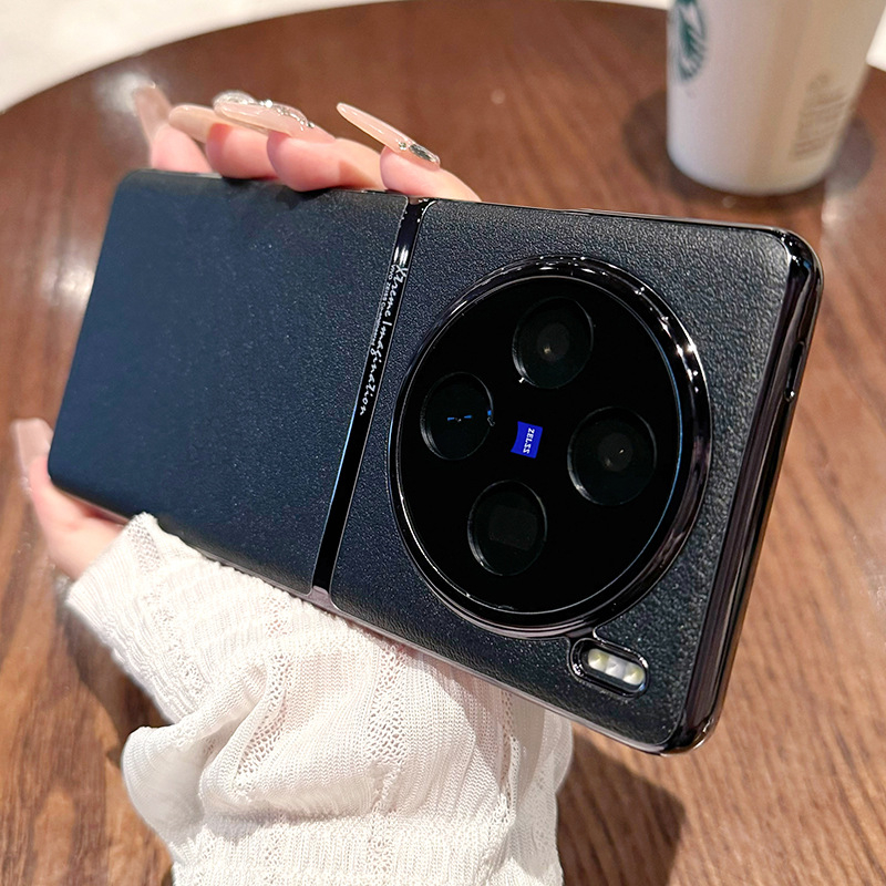 Husă pentru telefon Yoko din piele artificială, finisaj prin presare la cald, protecție completă a obiectivului, anti-cădere, suport pentru personalizare