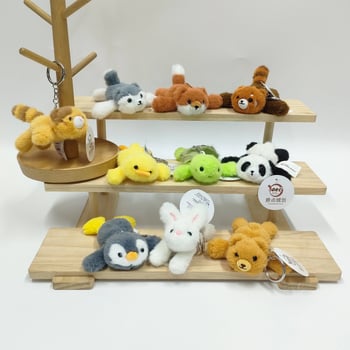 Λούτρινο κουκλάκι - Λαγουδάκι, κοντό γούνινο ύφασμα, γέμισμα PP βαμβάκι, για ηλικίες 7–14 ετών