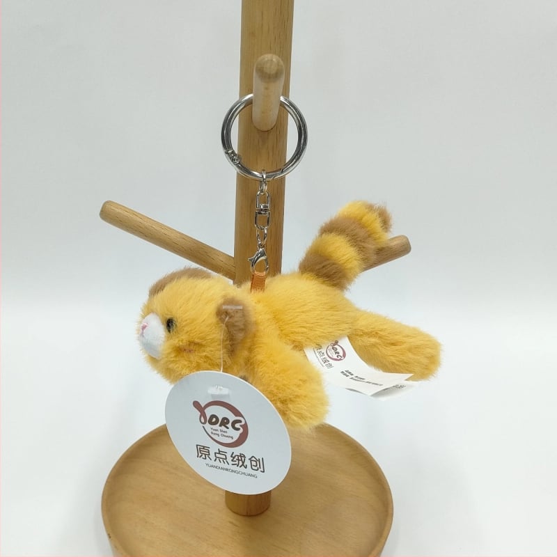 Λούτρινο κουκλάκι - Λαγουδάκι, κοντό γούνινο ύφασμα, γέμισμα PP βαμβάκι, για ηλικίες 7–14 ετών