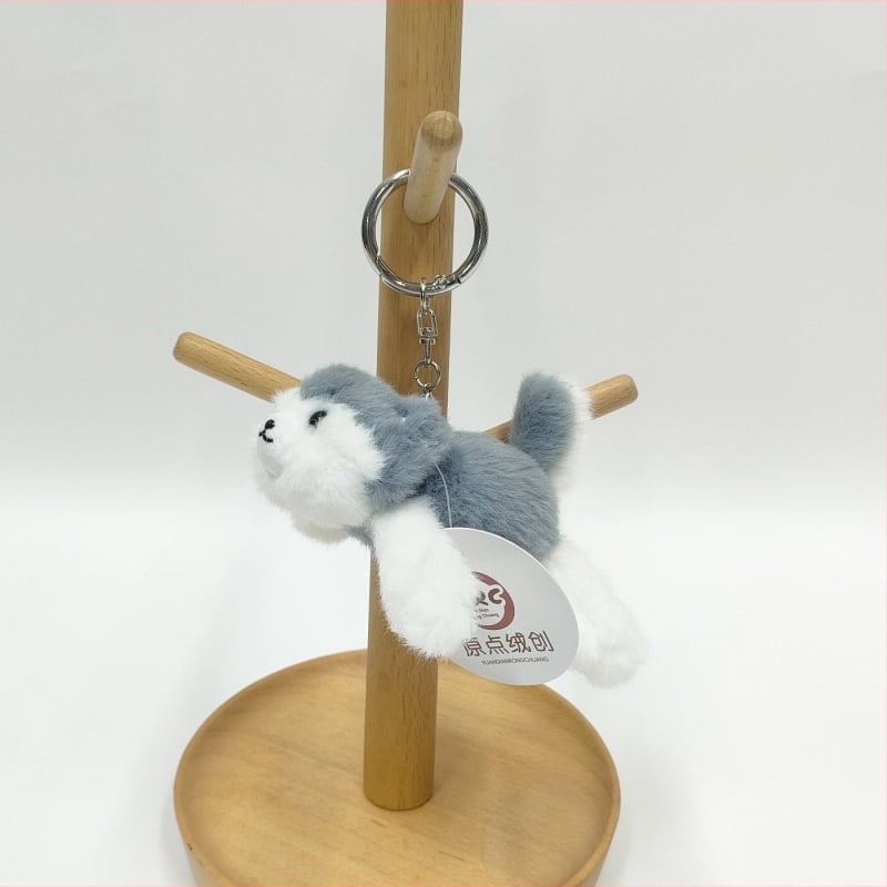 Λούτρινο κουκλάκι - Λαγουδάκι, κοντό γούνινο ύφασμα, γέμισμα PP βαμβάκι, για ηλικίες 7–14 ετών