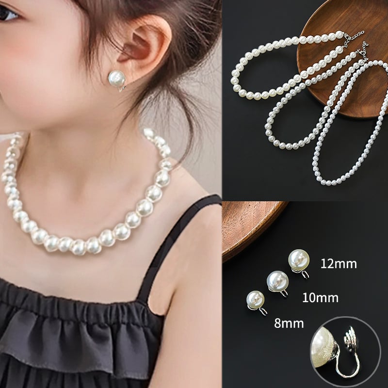 Gyerekeknek szóló gyöngy nyaklánc, rajzfilmfigurás stílus, golyós lánccal, 3-10 évesek, 2025 nyár