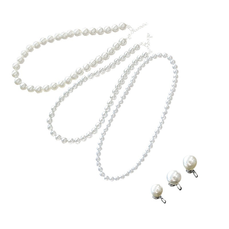 Gyerekeknek szóló gyöngy nyaklánc, rajzfilmfigurás stílus, golyós lánccal, 3-10 évesek, 2025 nyár