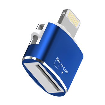 Cititor de carduri TF USB 2.0 Carcasă din aliaj de aluminiu, conexiune externă, suportă carduri TF, greutate 6 g
