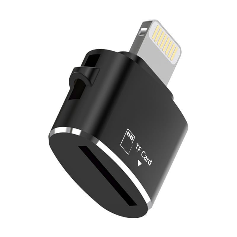 Cititor de carduri TF USB 2.0 Carcasă din aliaj de aluminiu, conexiune externă, suportă carduri TF, greutate 6 g