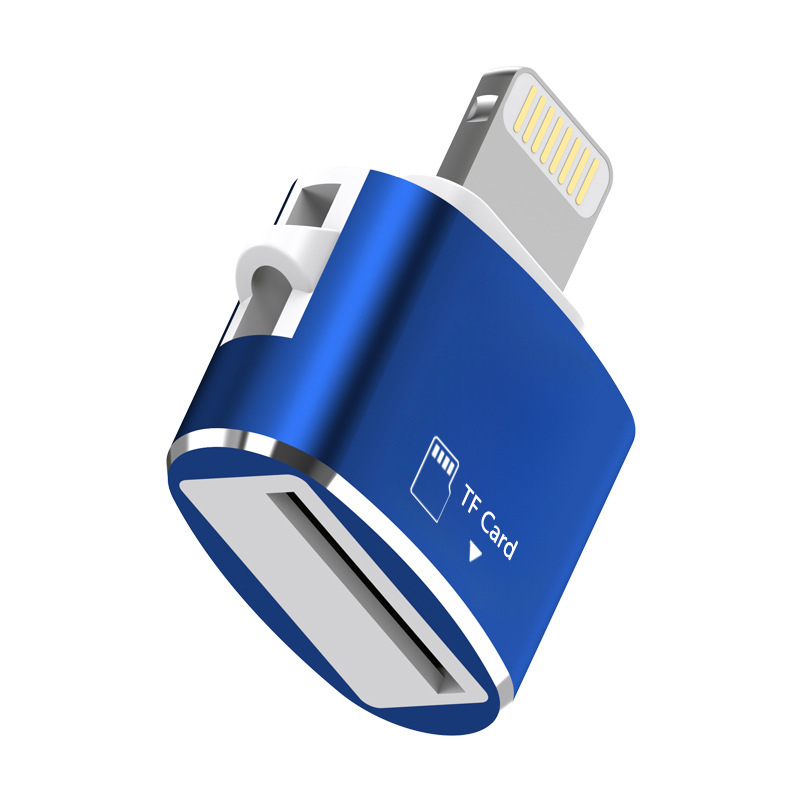 Cititor de carduri TF USB 2.0 Carcasă din aliaj de aluminiu, conexiune externă, suportă carduri TF, greutate 6 g