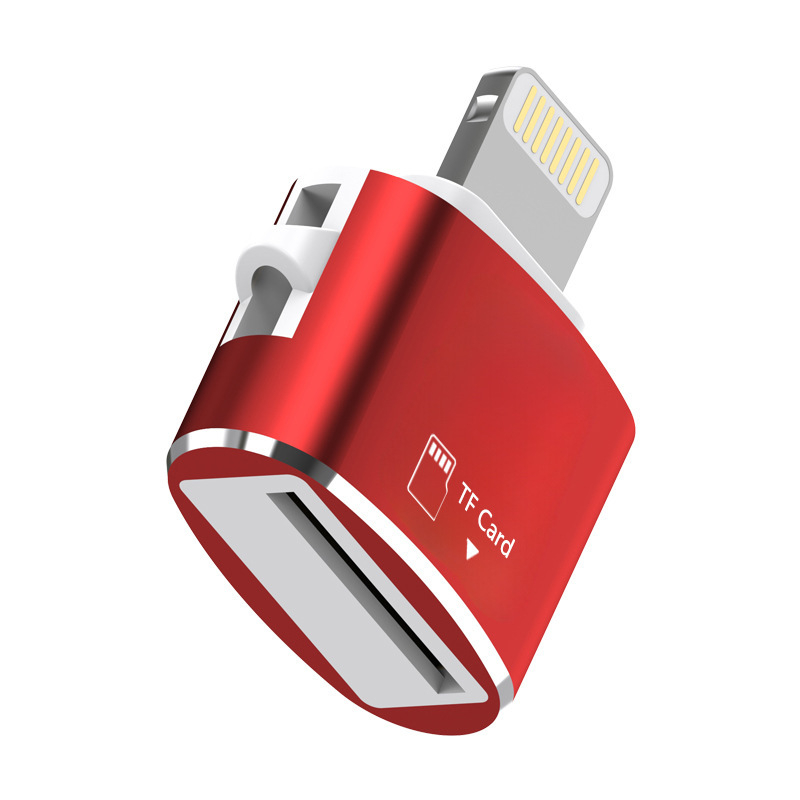 Cititor de carduri TF USB 2.0 Carcasă din aliaj de aluminiu, conexiune externă, suportă carduri TF, greutate 6 g