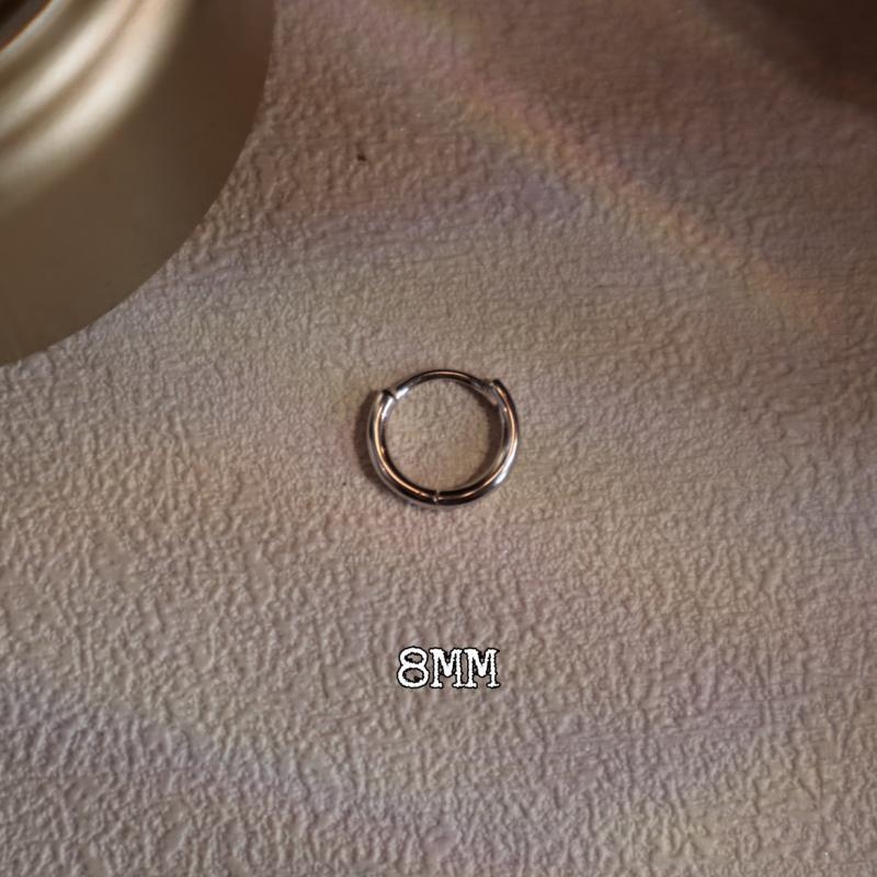 Ушна костна халка Jennie стил, супер мини, гладка повърхност, прост пръстен (Материал: Друго; Стил: Ниша; Година/Сезон: Друго)