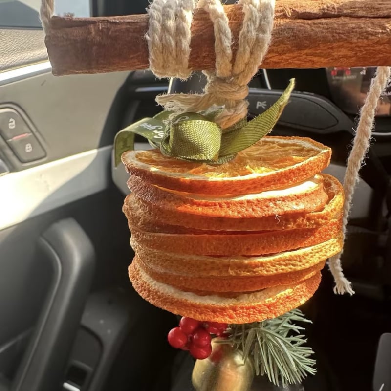 Auto viseći ukras s citrusnim aromom, plastični materijal, stil light luxury, unutarnja dekoracija • Marka Trendy Cool Bear
