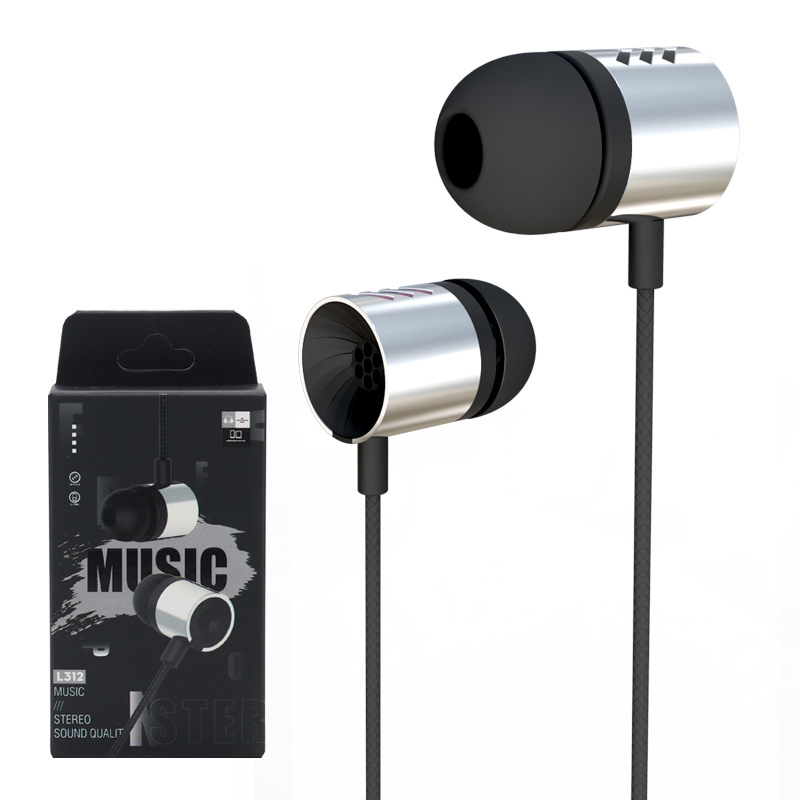 Vadu in-ear austiņas L312, 3.5 mm taislais spraudnis, 1.1 m kabelis, 16 Ω, 20–2000 Hz