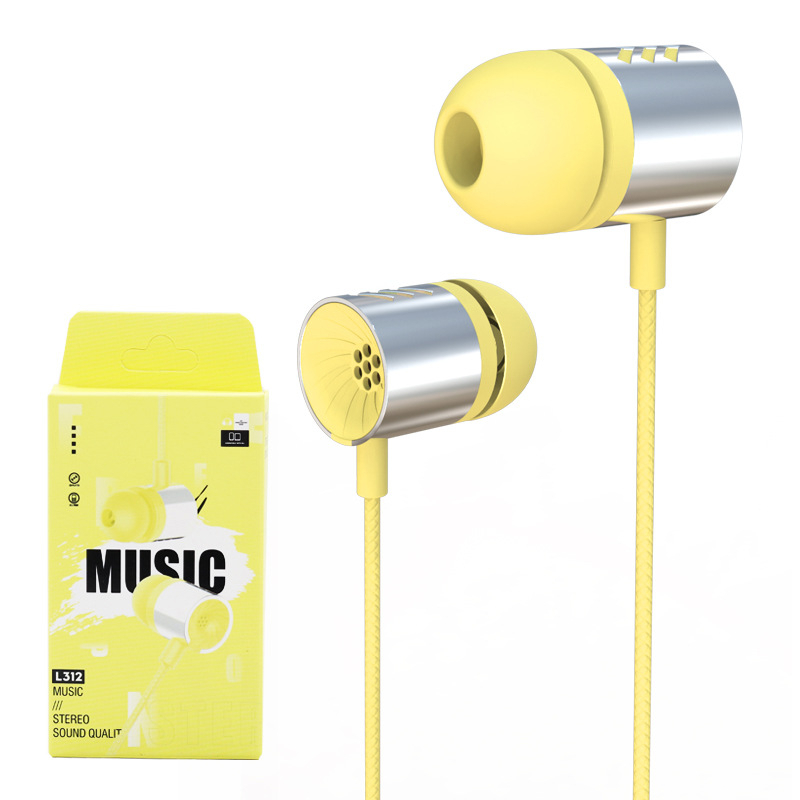 Vadu in-ear austiņas L312, 3.5 mm taislais spraudnis, 1.1 m kabelis, 16 Ω, 20–2000 Hz