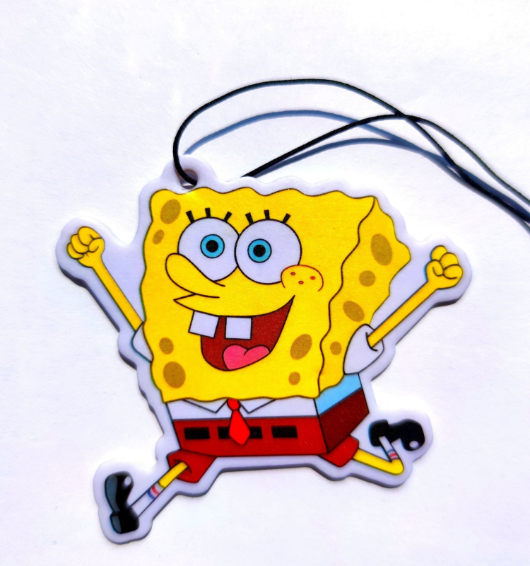 Автомобилна висулка за арома – карикатурен стил, дълготраен аромат, премахване на миризми, хартия