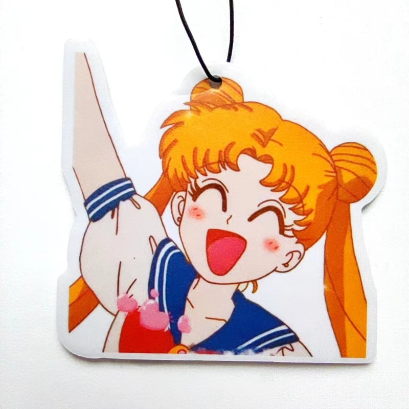 Автомобилна висулка за арома – карикатурен стил, дълготраен аромат, премахване на миризми, хартия