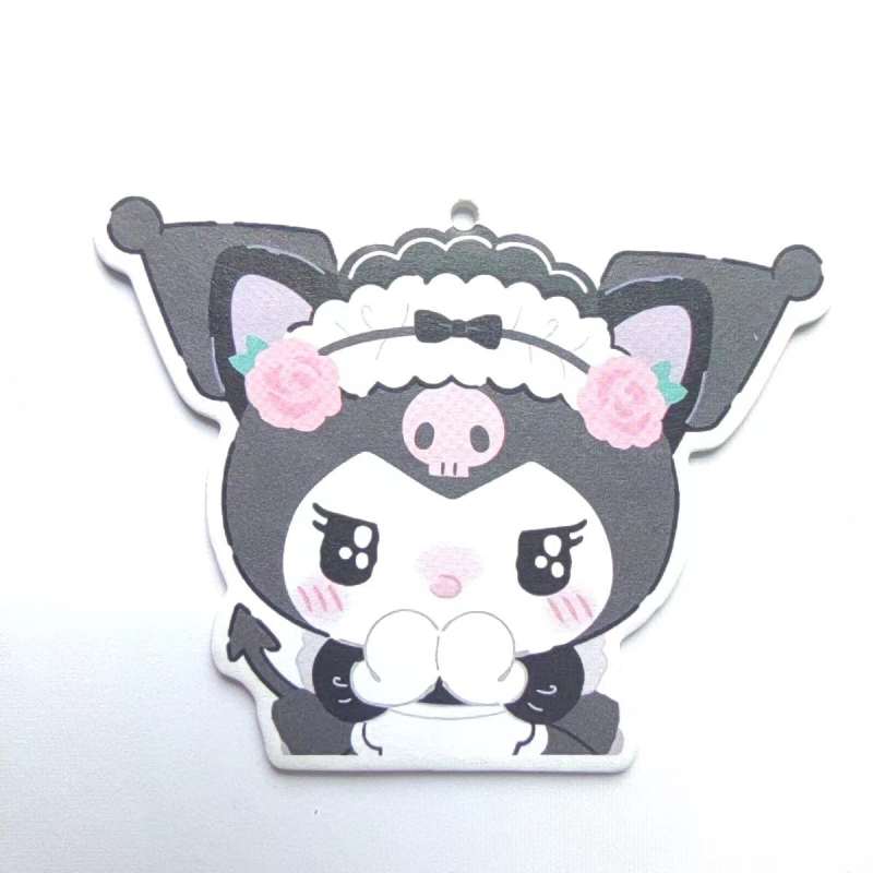 Автомобилна висулка за арома – карикатурен стил, дълготраен аромат, премахване на миризми, хартия